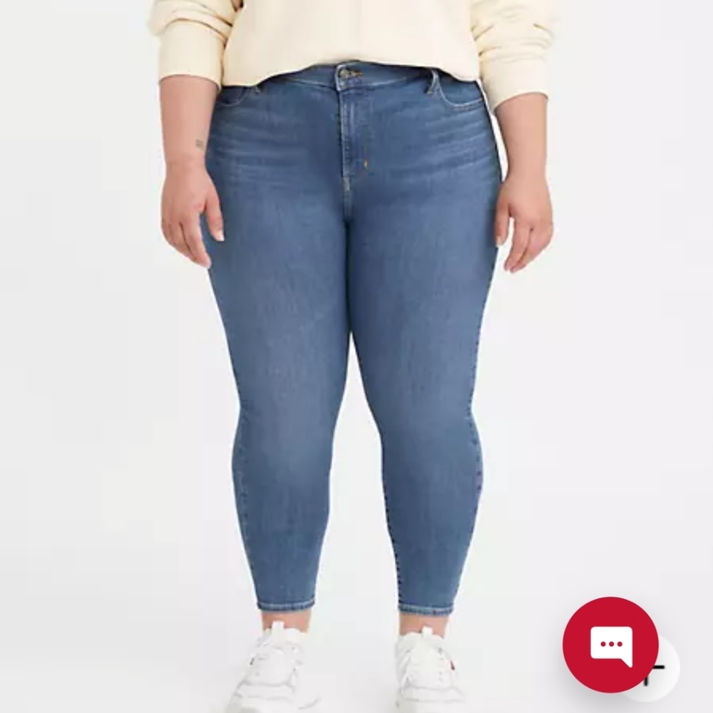 Levi's 720 HIGH RISE SUPER SKINNY WOMEN'S JEANS (PLUS SIZE) NWT - Picture 4 of 10